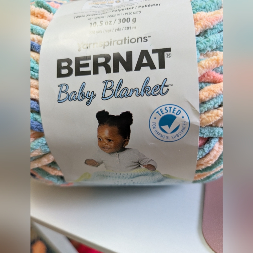 Bernat Baby Blanket Yarn-new! Mini Succulents